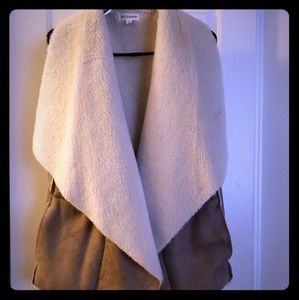 Artisan  NY  Suede with Sherpa Collar Vest